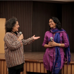 Humaira Bilkis with Aaradhana Kapur